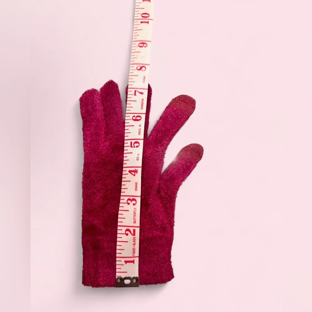 Cejon Tech-Friendly Silver-Knit Fabric Gloves